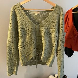 Crochet Style Sweater